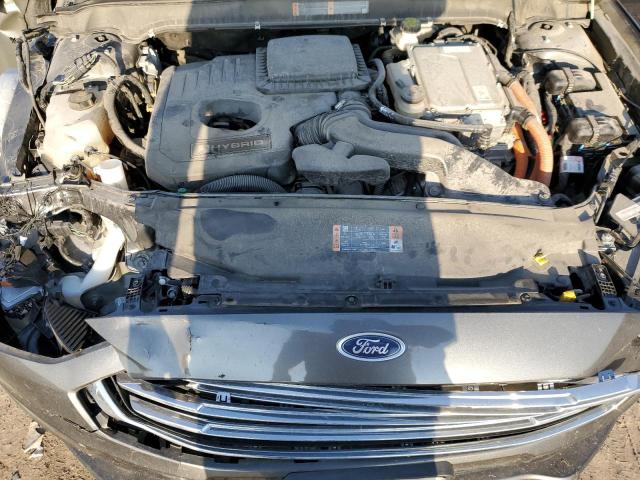 3FA6P0RU6HR368518 - 2017 FORD FUSION TITANIUM HEV GRAY photo 11