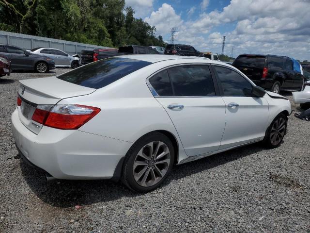 1HGCR2F52EA149157 - 2014 HONDA ACCORD SPORT WHITE photo 3