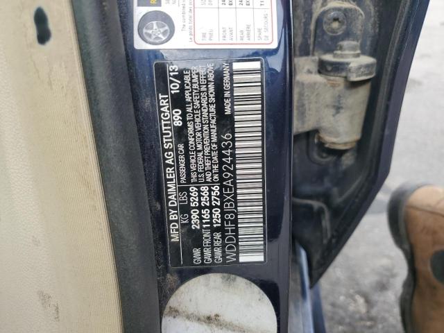 WDDHF8JBXEA924436 - 2014 MERCEDES-BENZ E 350 4MATIC BLUE photo 12