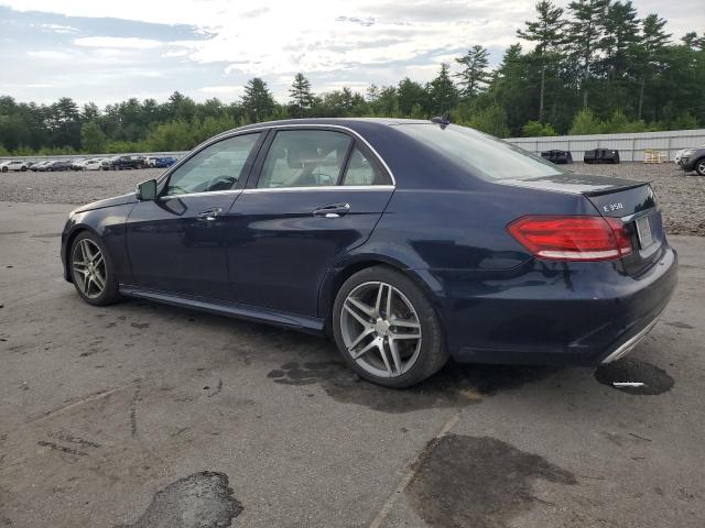 WDDHF8JBXEA924436 - 2014 MERCEDES-BENZ E 350 4MATIC BLUE photo 2