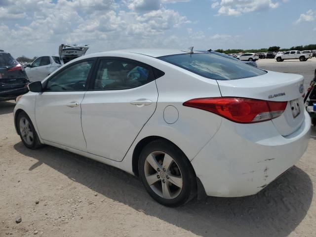 5NPDH4AEXDH390965 - 2013 HYUNDAI ELANTRA GLS WHITE photo 2