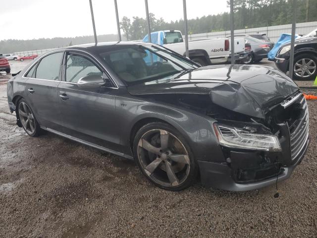 WAUK2AFDXFN009977 - 2015 AUDI S8 QUATTRO SILVER photo 4