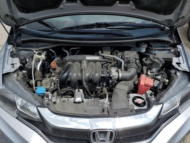 3HGGK5H48KM704901 - 2019 HONDA FIT LX GRAY photo 11