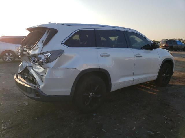 5TDKKRFH7FS044815 - 2015 TOYOTA HIGHLANDER XLE WHITE photo 3