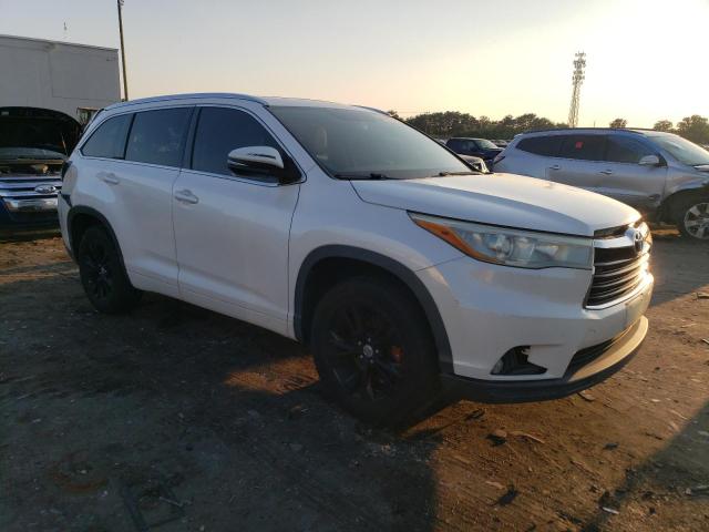 5TDKKRFH7FS044815 - 2015 TOYOTA HIGHLANDER XLE WHITE photo 4