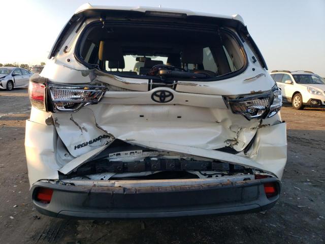 5TDKKRFH7FS044815 - 2015 TOYOTA HIGHLANDER XLE WHITE photo 6