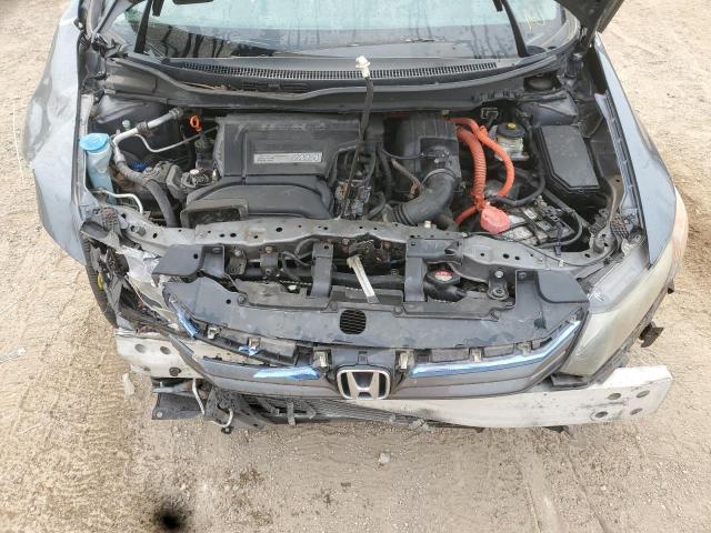 JHMFB4F26CS010124 - 2012 HONDA CIVIC HYBRID GRAY photo 11