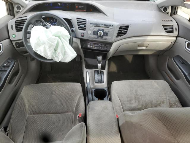 JHMFB4F26CS010124 - 2012 HONDA CIVIC HYBRID GRAY photo 8