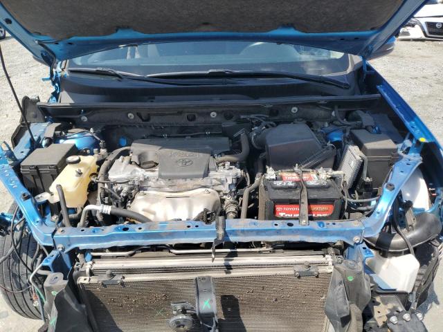 JTMWFREV0HD093933 - 2017 TOYOTA RAV4 XLE BLUE photo 11