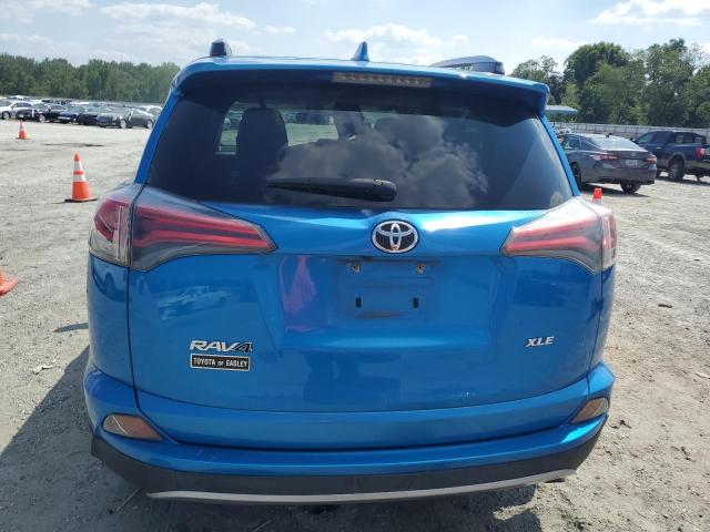 JTMWFREV0HD093933 - 2017 TOYOTA RAV4 XLE BLUE photo 6