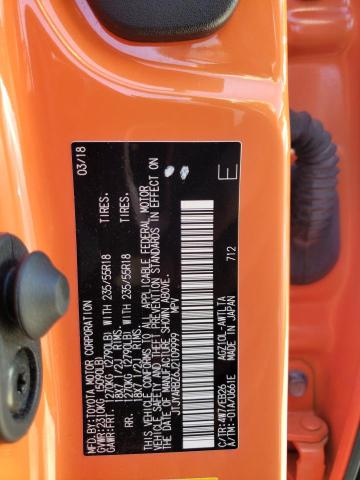 JTJYARBZ6J2109999 - 2018 LEXUS NX 300 BASE Narıncı foto 12