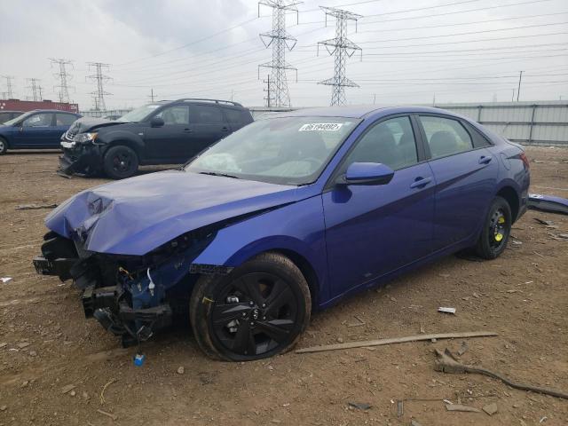 KMHLS4AG5NU308917 - 2022 HYUNDAI ELANTRA SEL BLUE photo 2