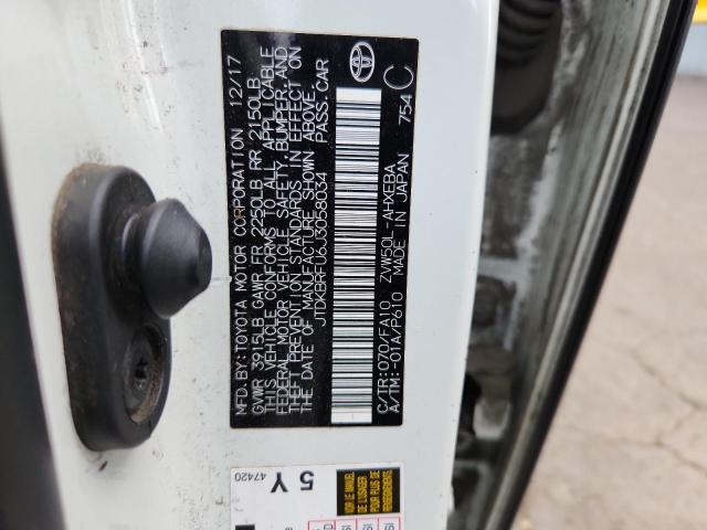 JTDKBRFU6J3058034 - 2018 TOYOTA PRIUS Ақ фото 23
