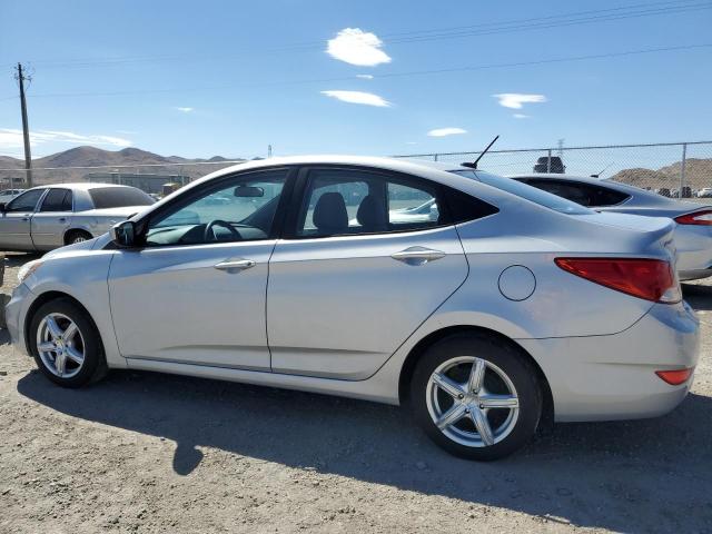 KMHCT4AE2FU928041 - 2015 HYUNDAI ACCENT GLS SILVER photo 2