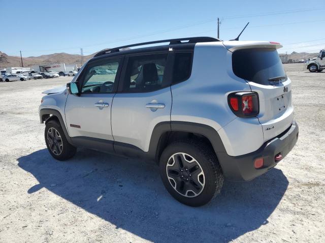 ZACCJBCB1HPE87654 - 2017 JEEP RENEGADE TRAILHAWK SILVER photo 2