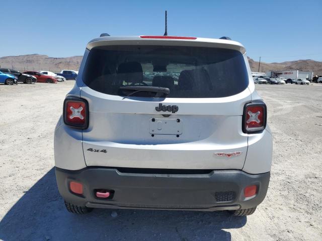 ZACCJBCB1HPE87654 - 2017 JEEP RENEGADE TRAILHAWK SILVER photo 6