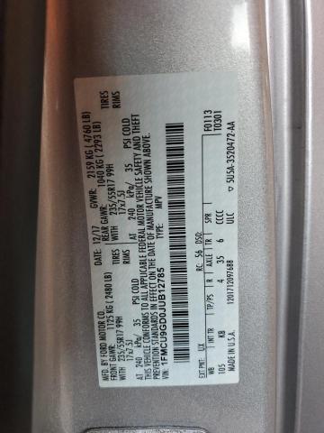 1FMCU9GD0JUB12785 - 2018 FORD ESCAPE SE 银色 照片 12