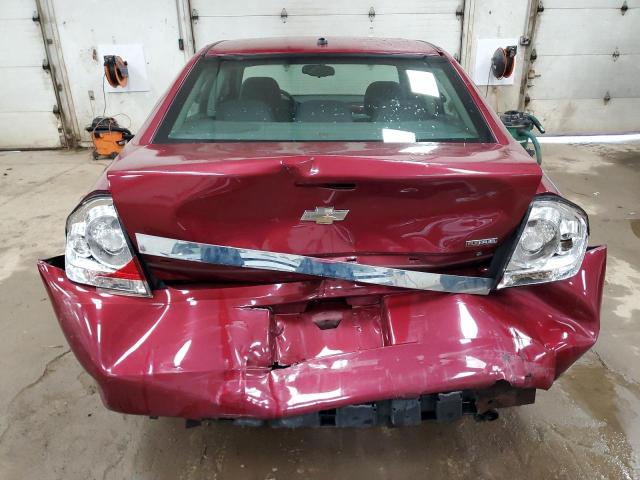 2G1WT58K079275624 - 2007 CHEVROLET IMPALA LT RED photo 6