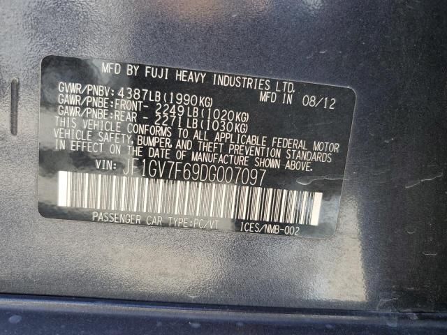 JF1GV7F69DG007097 - 2013 SUBARU IMPREZA WRX Qara foto 13