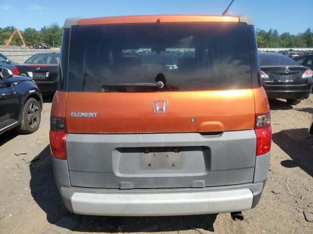 5J6YH28603L039328 - 2003 HONDA ELEMENT EX ORANGE photo 6