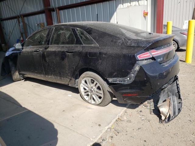 3LN6L2G9XER825631 - 2014 LINCOLN MKZ BLACK photo 2