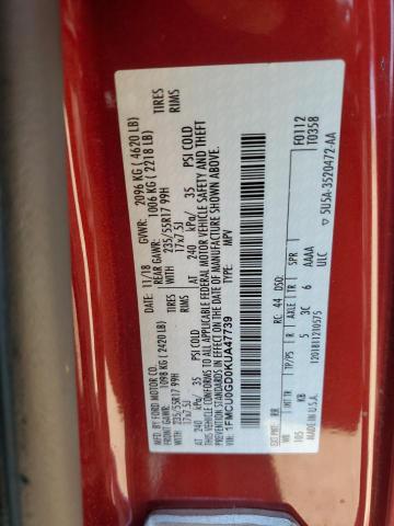 1FMCU0GD0KUA47739 - 2019 FORD ESCAPE SE Rouge photo 13