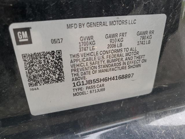 1G1JB5SH6H4168897 - 2017 CHEVROLET SONIC LS Qara foto 12