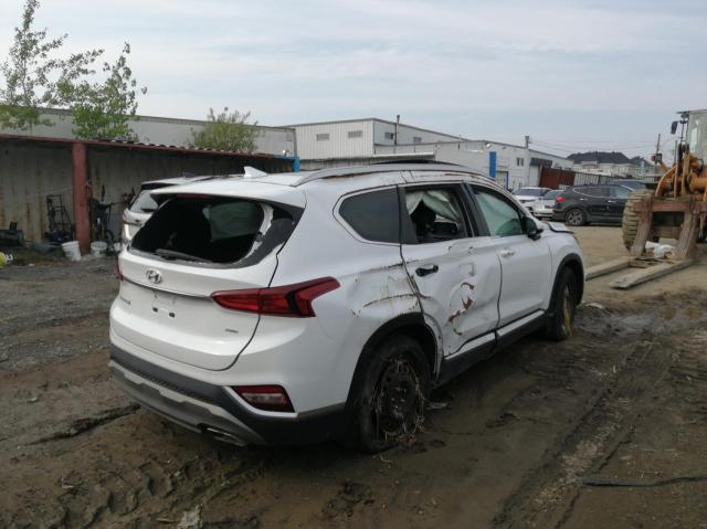 5NMS3CADXLH241300 - 2020 HYUNDAI SANTA FE SEL WHITE photo 4