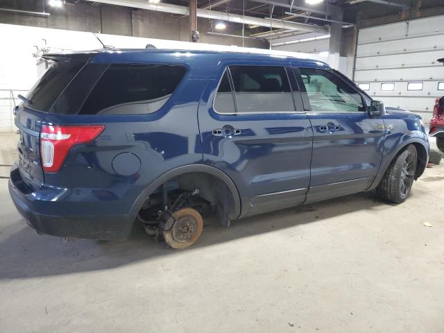 1FM5K8AR9DGC82885 - 2013 FORD EXPLORER POLICE INTERCEPTOR 蓝色 照片 3