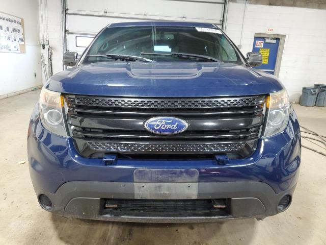 1FM5K8AR9DGC82885 - 2013 FORD EXPLORER POLICE INTERCEPTOR 蓝色 照片 5