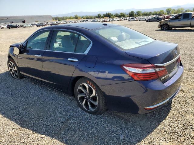 1HGCR2F70GA083342 - 2016 HONDA ACCORD EX BLUE photo 2