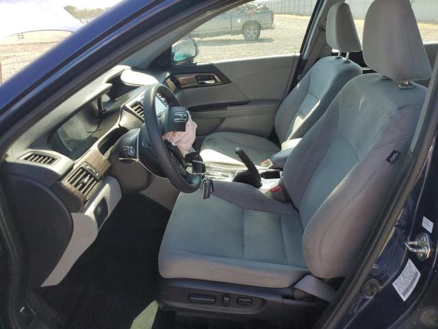 1HGCR2F70GA083342 - 2016 HONDA ACCORD EX BLUE photo 7