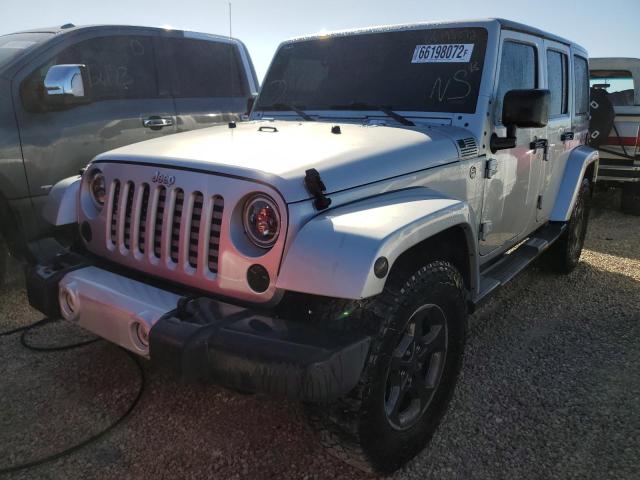 1C4BJWEG7CL228448 - 2012 JEEP WRANGLER U SAHARA SILVER photo 2