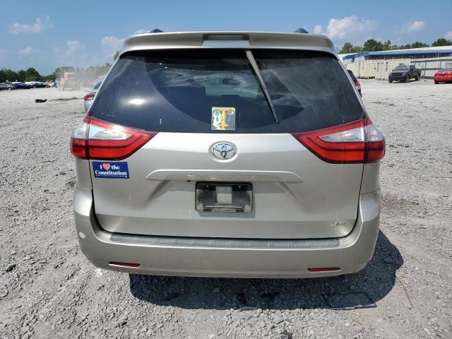 5TDYK3DC4GS743240 - 2016 TOYOTA SIENNA XLE TAN photo 6