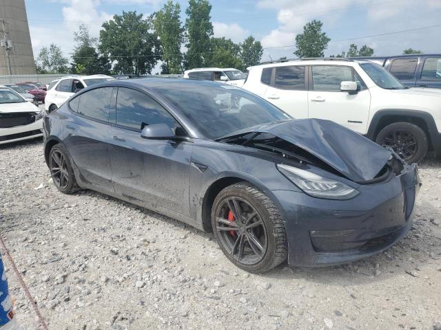 5YJ3E1EC8MF856256 - 2021 TESLA MODEL 3 GRAY photo 4