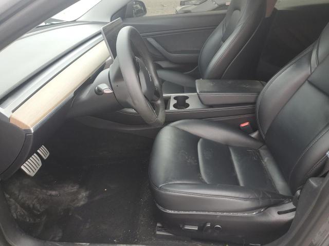 5YJ3E1EC8MF856256 - 2021 TESLA MODEL 3 GRAY photo 7