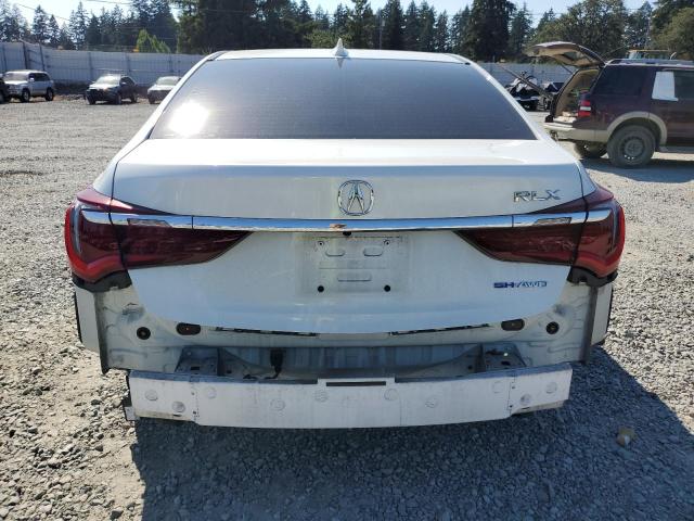 JH4KC2F91LC000740 - 2020 ACURA RLX SPORT HYBRID ADVANCE WHITE photo 6