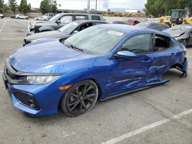 SHHFK7H49HU422199 - 2017 HONDA CIVIC SPORT 蓝色 照片 1