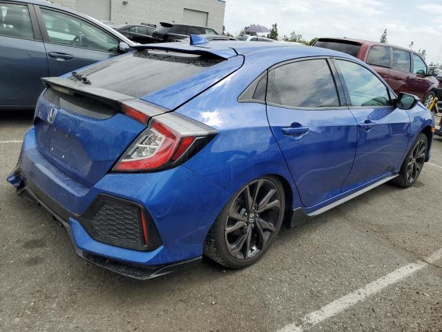 SHHFK7H49HU422199 - 2017 HONDA CIVIC SPORT 蓝色 照片 3