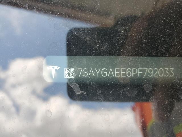 7SAYGAEE6PF792033 - 2023 TESLA MODEL Y BLACK photo 12