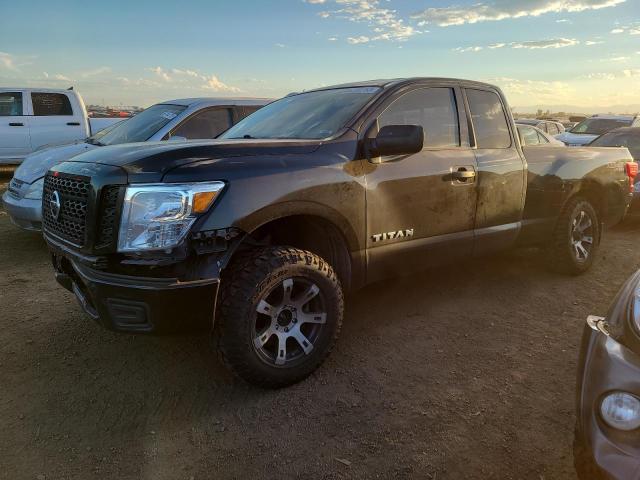 1N6AA1CJXHN573558 - 2017 NISSAN TITAN S BLACK photo 1