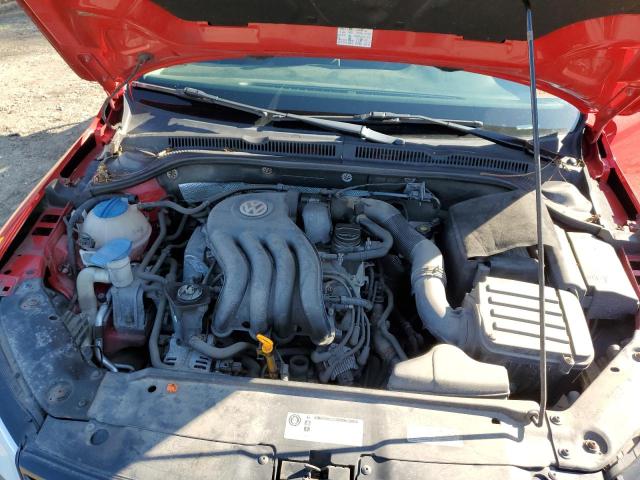 3VW1K7AJ6DM285849 - 2013 VOLKSWAGEN JETTA BASE 红色 照片 11