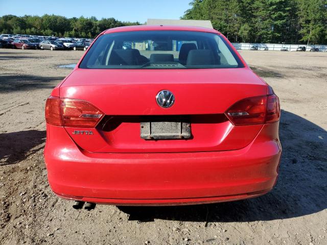 3VW1K7AJ6DM285849 - 2013 VOLKSWAGEN JETTA BASE 红色 照片 6