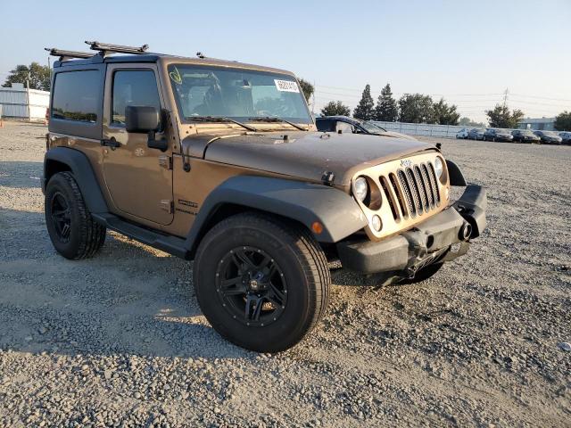 1C4AJWAG0FL668680 - 2015 JEEP WRANGLER SPORT BROWN photo 4