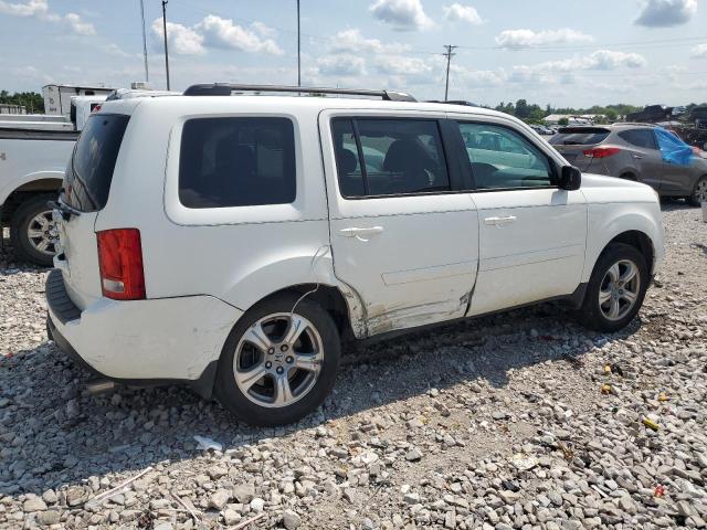 5FNYF3H64DB009478 - 2013 HONDA PILOT EXL თეთრი ფოტო 3