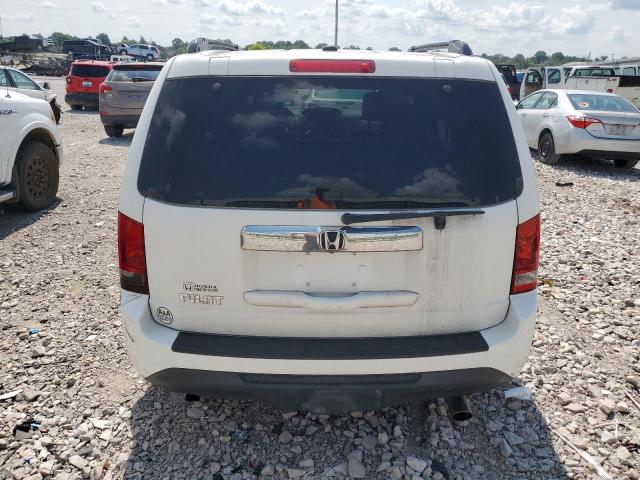 5FNYF3H64DB009478 - 2013 HONDA PILOT EXL თეთრი ფოტო 6