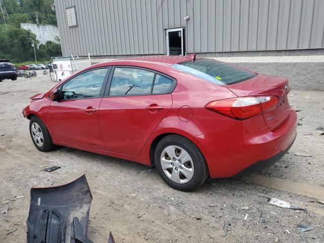 KNAFX4A69G5522877 - 2016 KIA FORTE LX RED photo 2