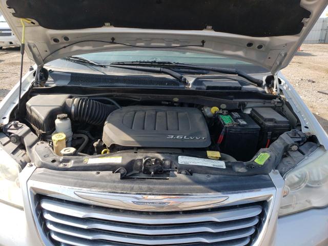 2C4RC1BG6CR207923 - 2012 CHRYSLER TOWN & COU TOURING SILVER photo 12