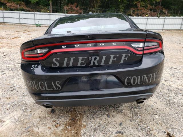 2C3CDXAT8HH599132 - 2017 DODGE CHARGER POLICE BLACK photo 6