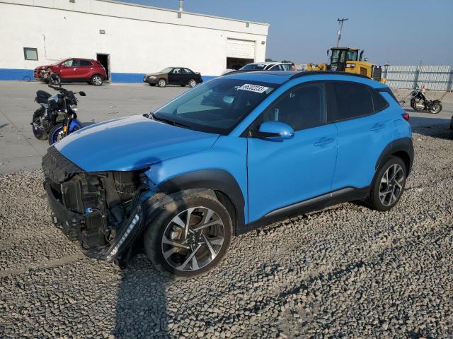 KM8K5CA38NU774772 - 2022 HYUNDAI KONA LIMITED BLUE photo 1